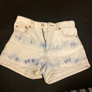 Zara Girls, high waisted denim shorts. Girls size 9